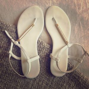 Bakers White/Gold Rossi Sandals